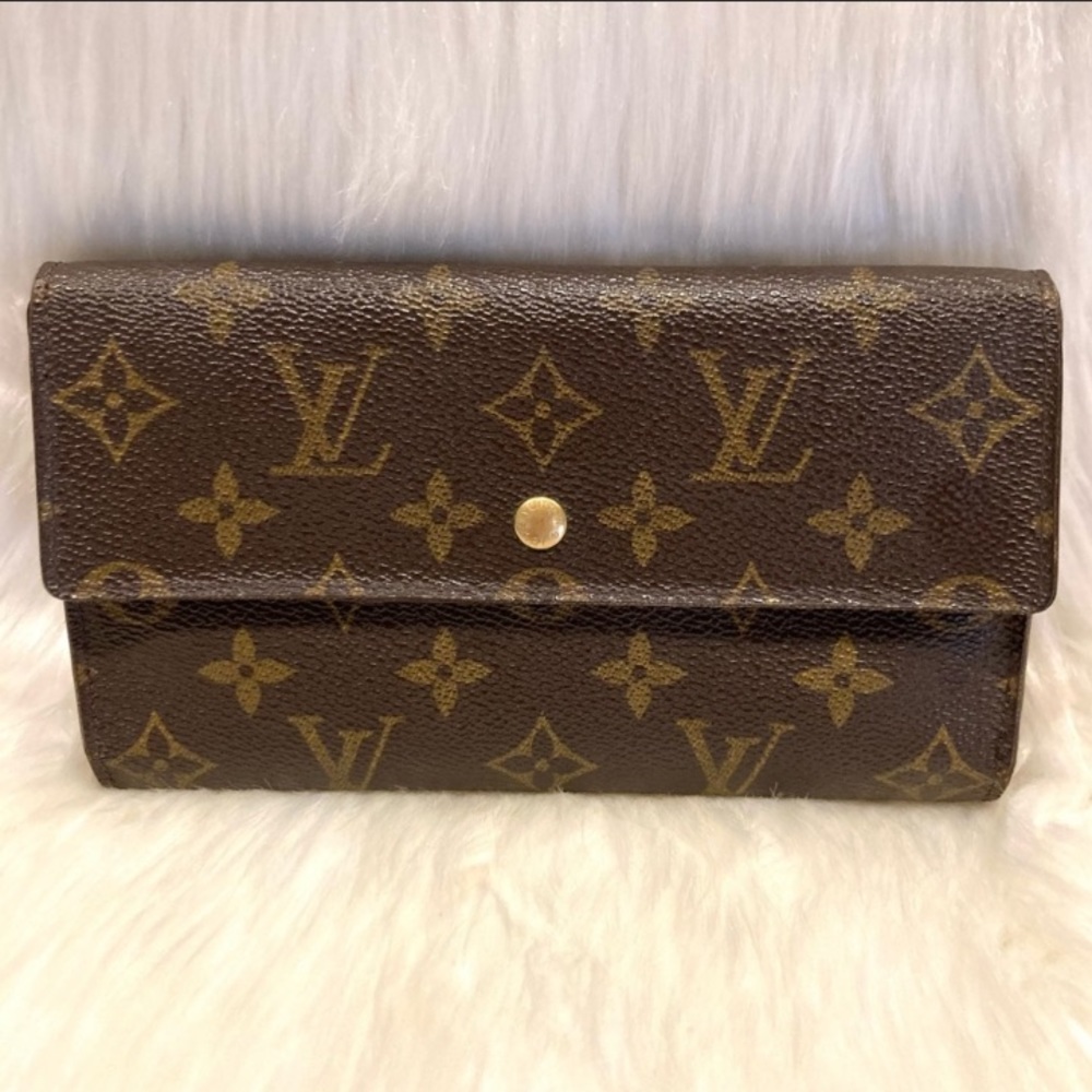 Authentic Louis Vuitton Sarah Wallet  #4.3s TH 3067